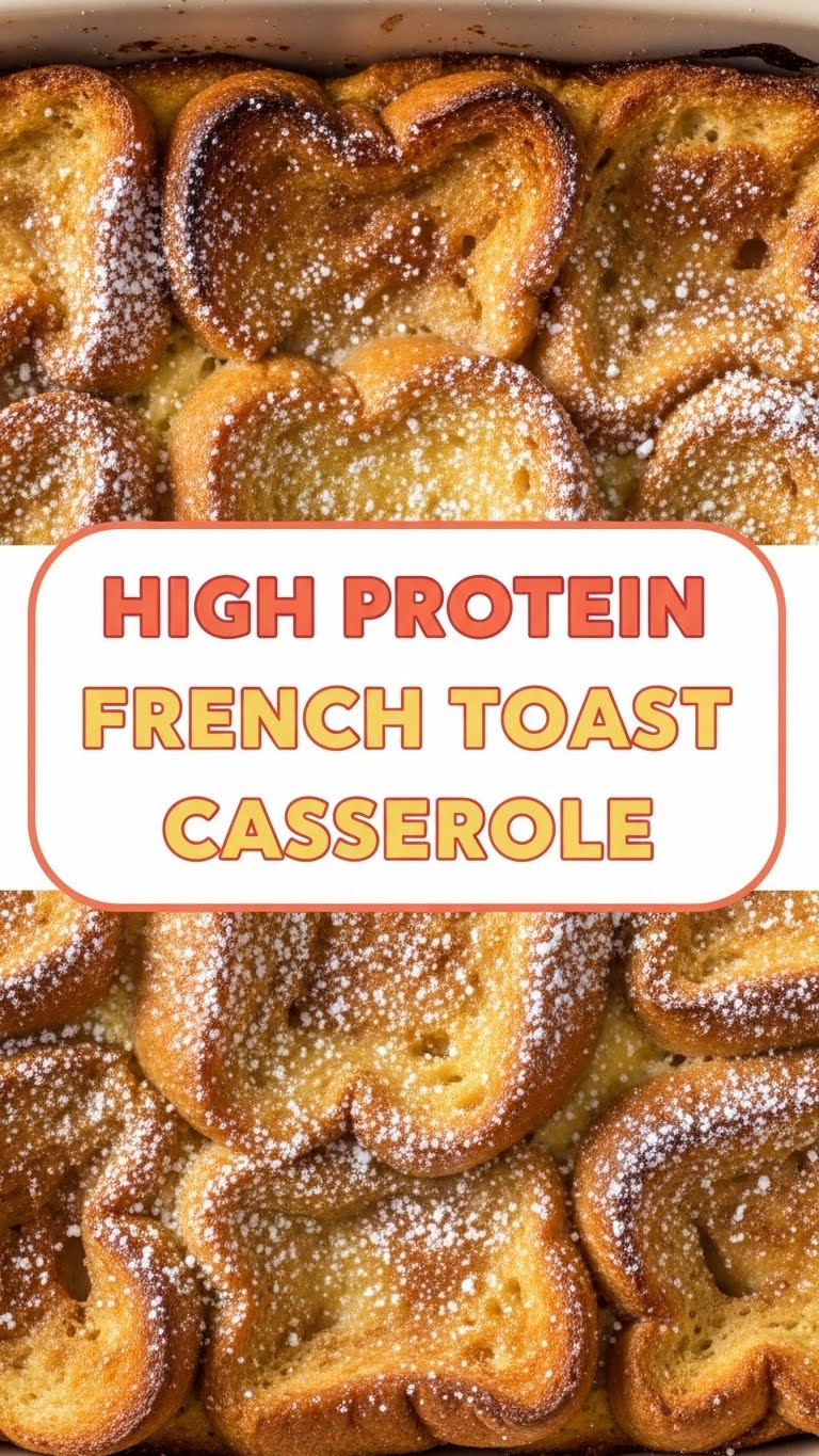 High Protein French Toast Casserole