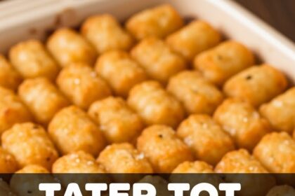 Tater Tot Casserole With Ground Beef Easy