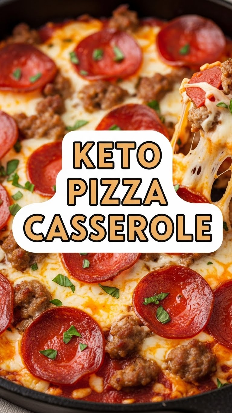 Keto Pizza Casserole