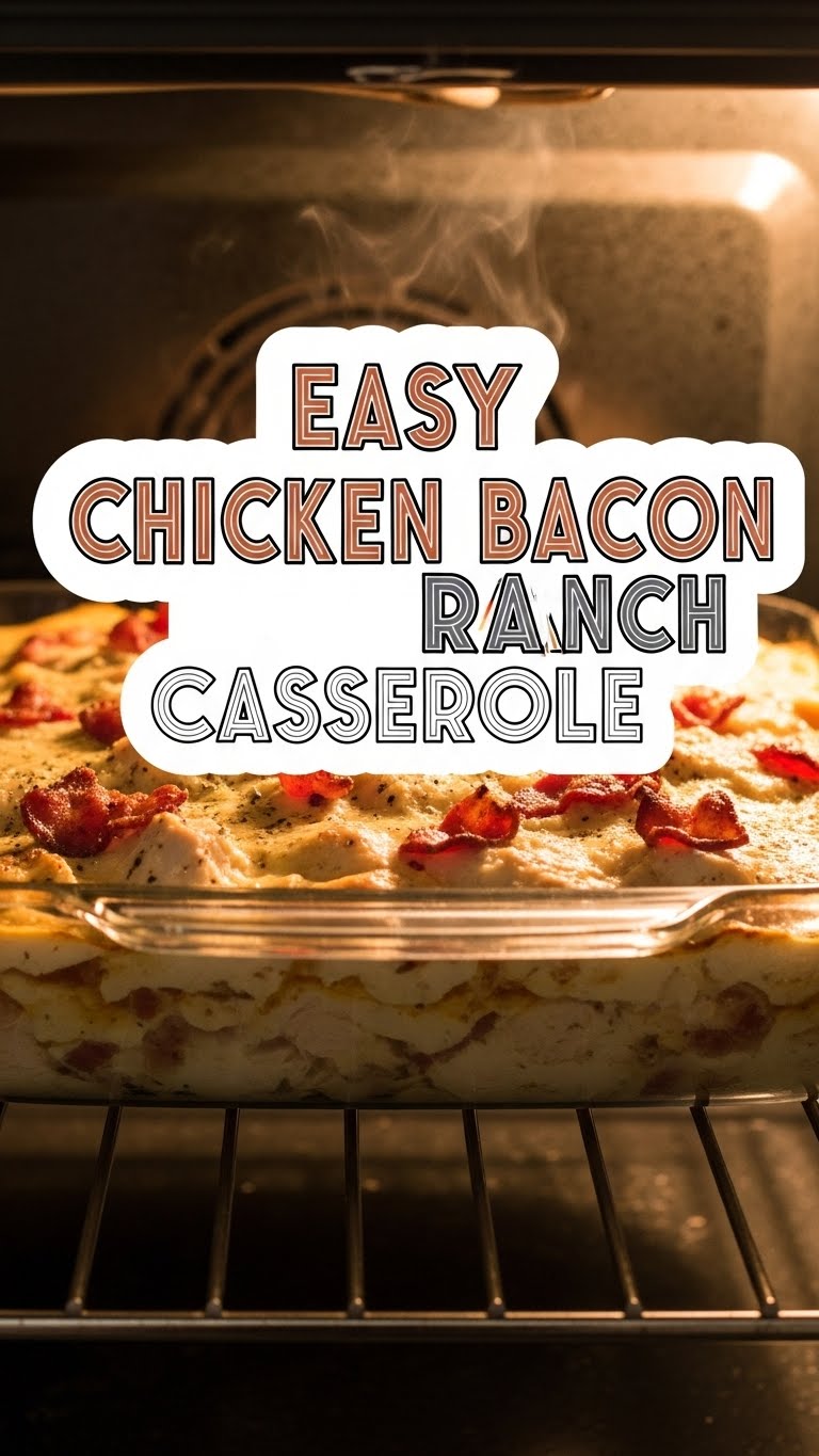 Easy Chicken Bacon Ranch Casserole