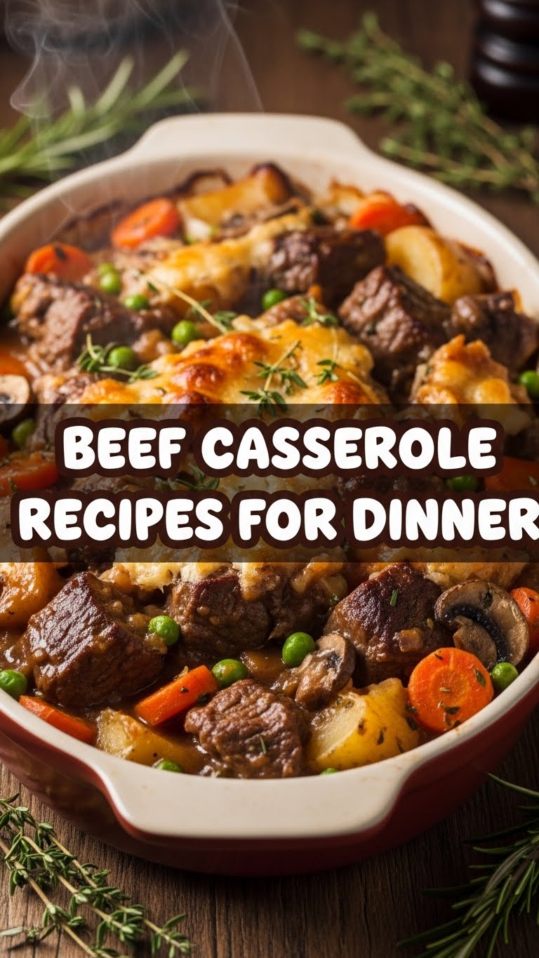 Beef Casserole Recipes For Dinner