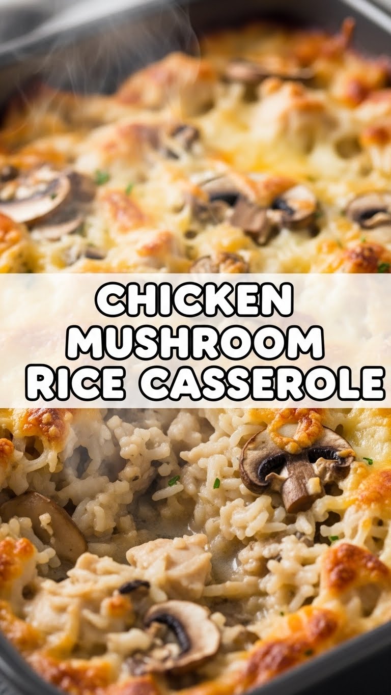 Chicken Mushroom Rice Casserole
