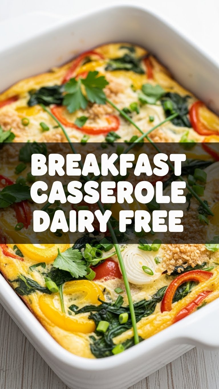Breakfast Casserole Dairy Free