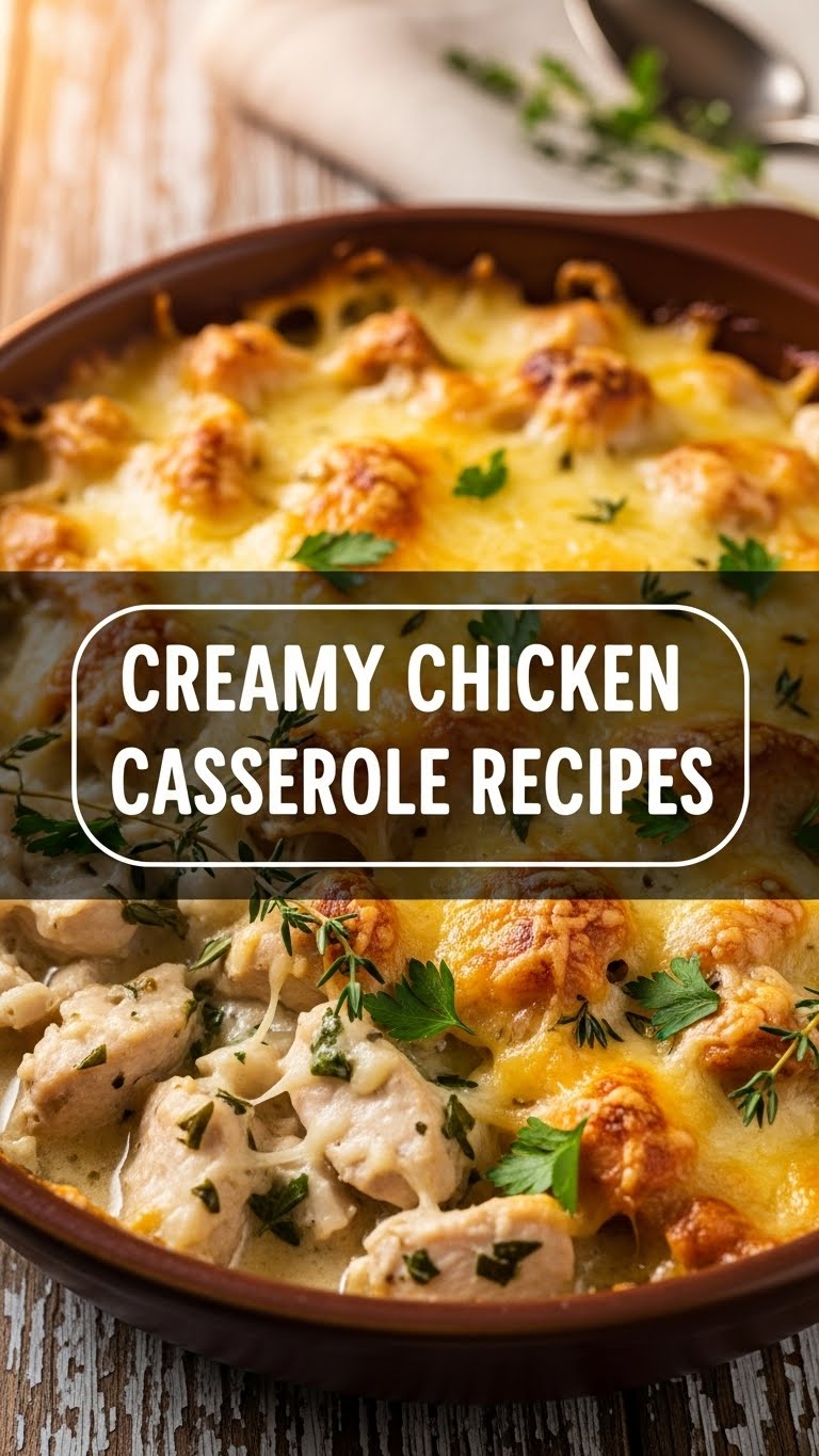 Creamy Chicken Casserole Recipes