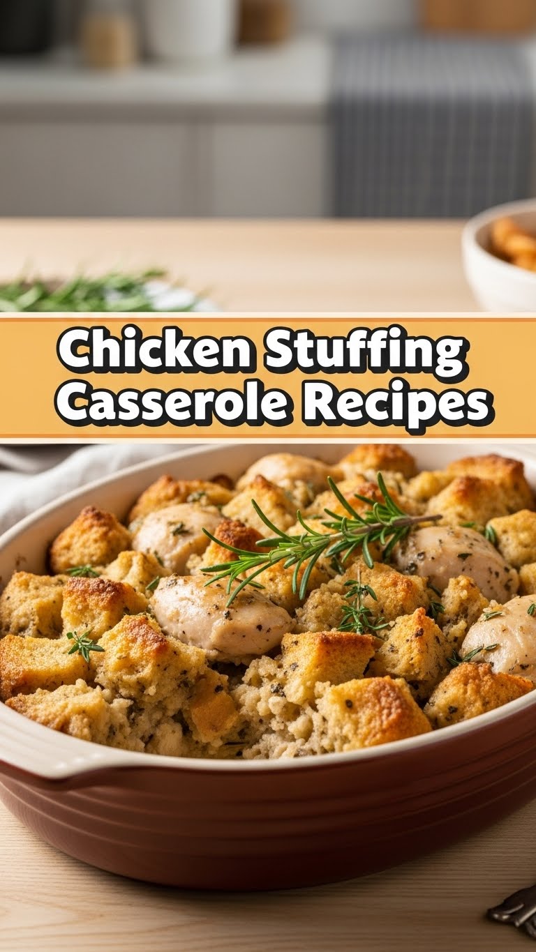 Chicken Stuffing Casserole Recipes