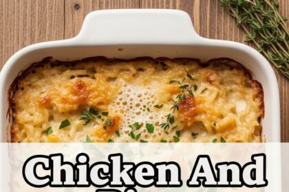 Chicken And Rice Casserole Recipes Easy