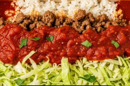 Cabbage Roll Casserole With Rice