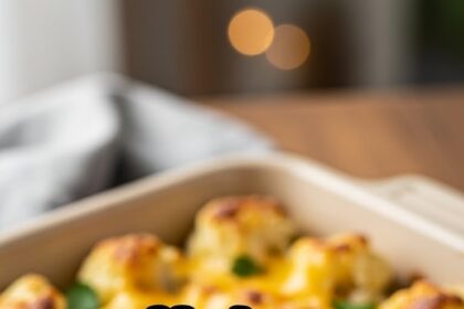 Keto Cauliflower Casserole