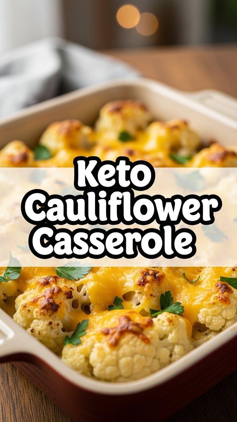 Keto Cauliflower Casserole