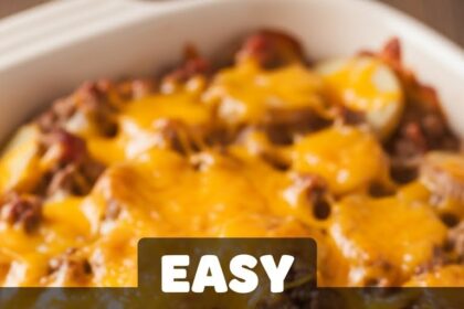 Easy Hamburger Potato Casserole