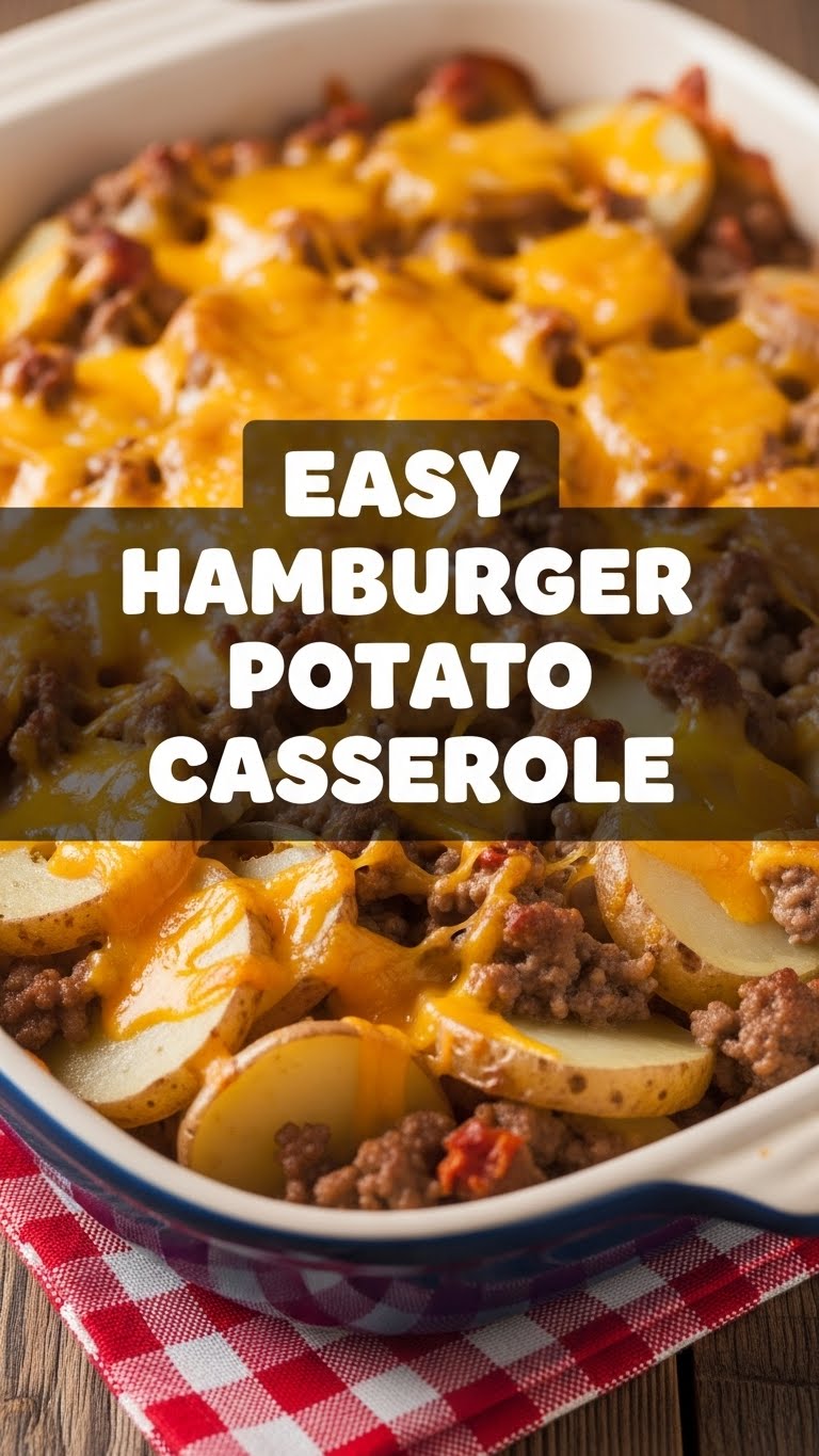 Easy Hamburger Potato Casserole