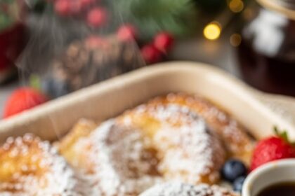 Eggnog French Toast Casserole