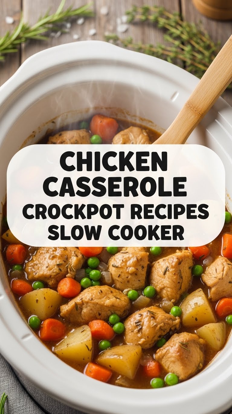 Chicken Casserole Crockpot Recipes Slow Cooker