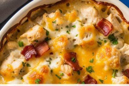Bacon Chicken Ranch Casserole