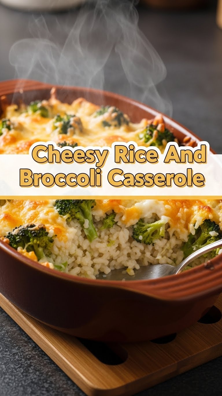Cheesy Rice And Broccoli Casserole
