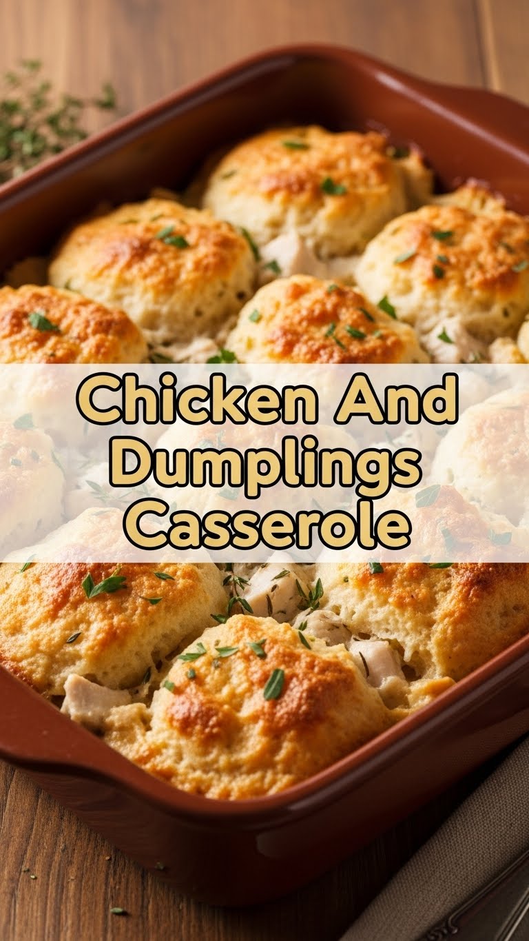 Chicken And Dumplings Casserole