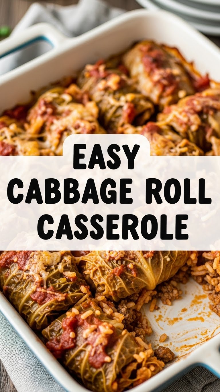 Easy Cabbage Roll Casserole