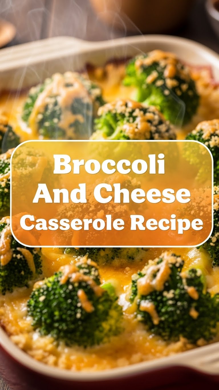 Broccoli And Cheese Casserole Recipe