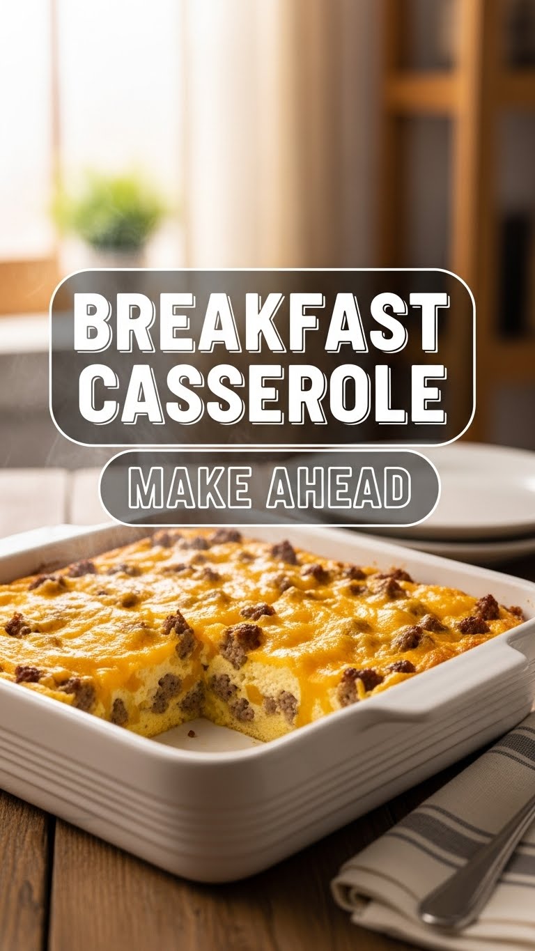 Breakfast Casserole Make Ahead