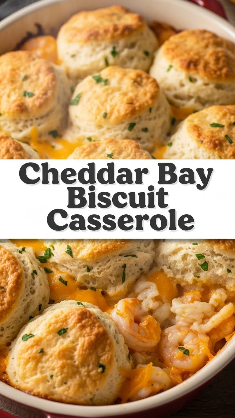 Cheddar Bay Biscuit Casserole
