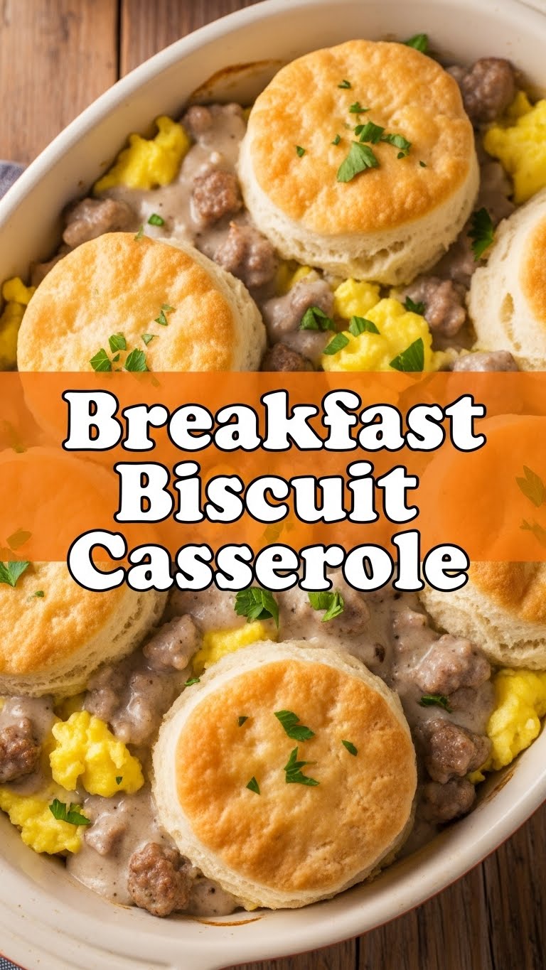 Breakfast Biscuit Casserole