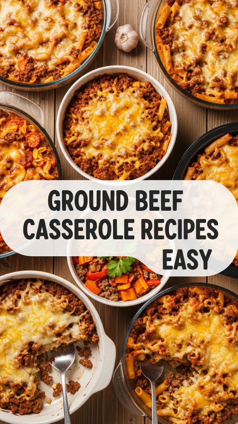 Ground Beef Casserole Recipes Easy