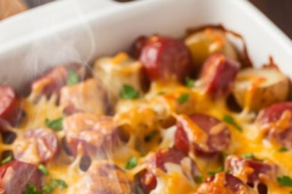 Kielbasa Potato Casserole