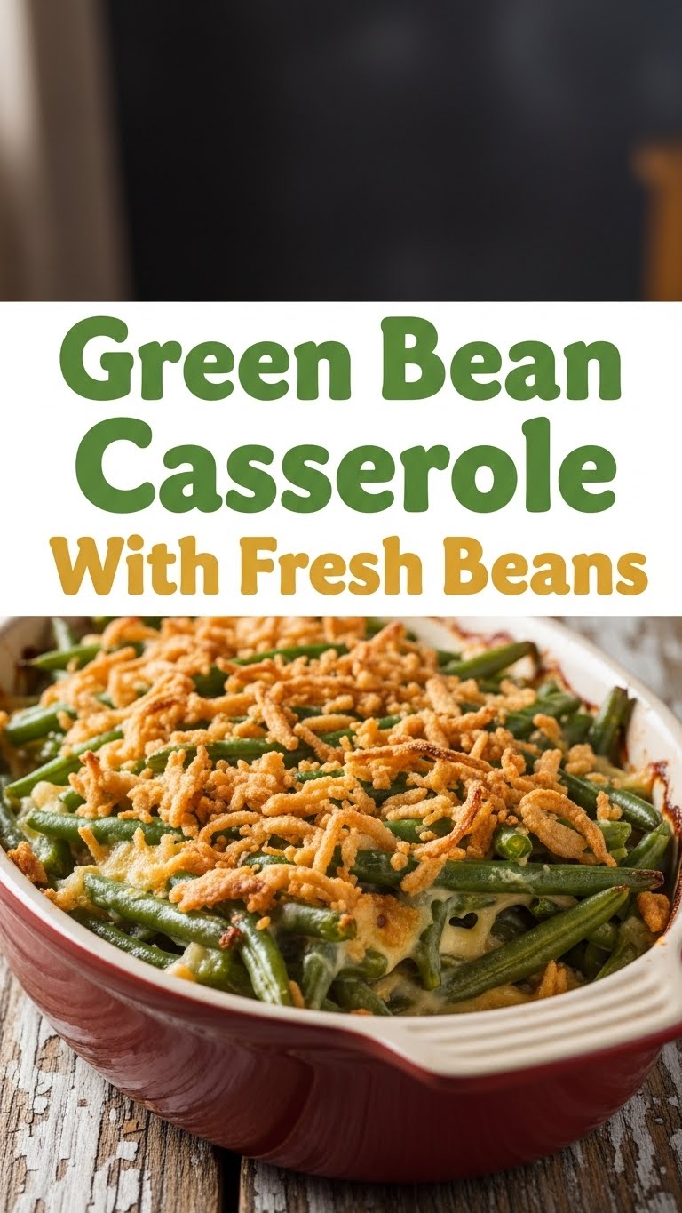 Green Bean Casserole With Fresh Beans