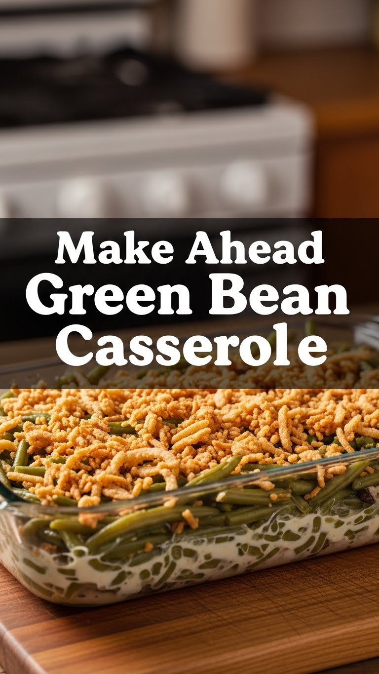 Make Ahead Green Bean Casserole