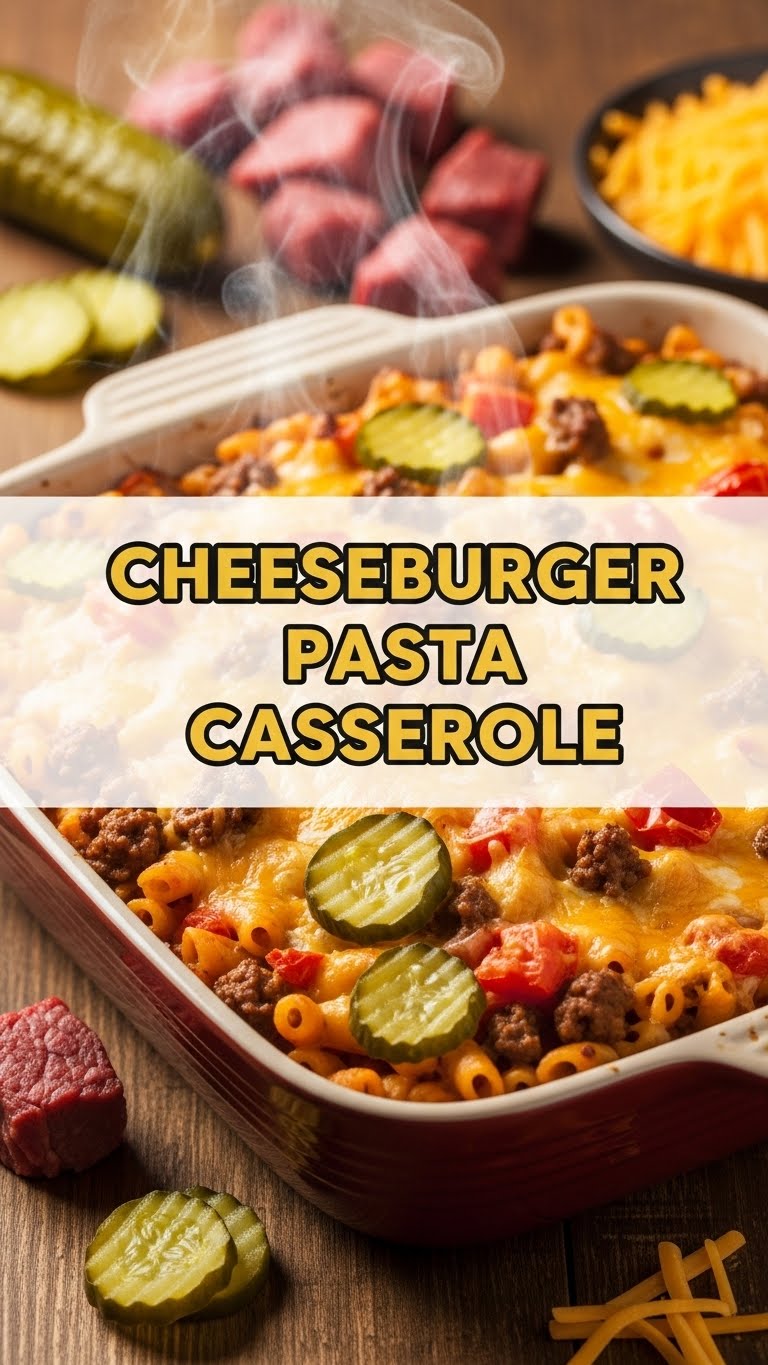 Cheeseburger Pasta Casserole