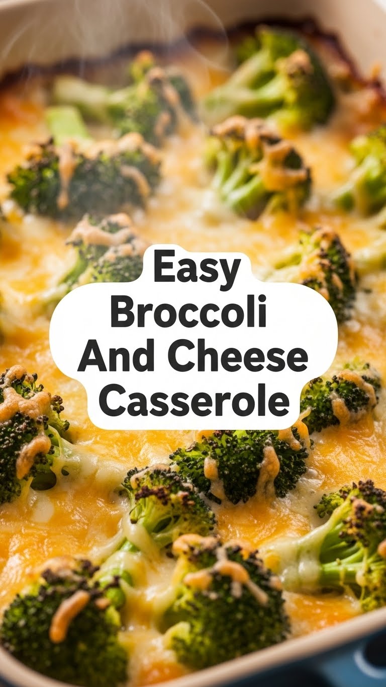 Easy Broccoli And Cheese Casserole