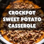 Crockpot Sweet Potato Casserole