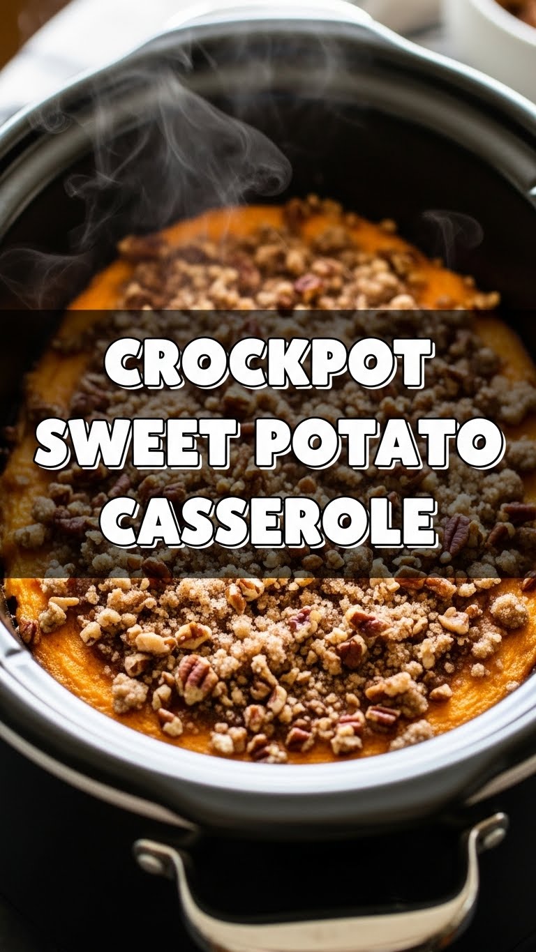 Crockpot Sweet Potato Casserole