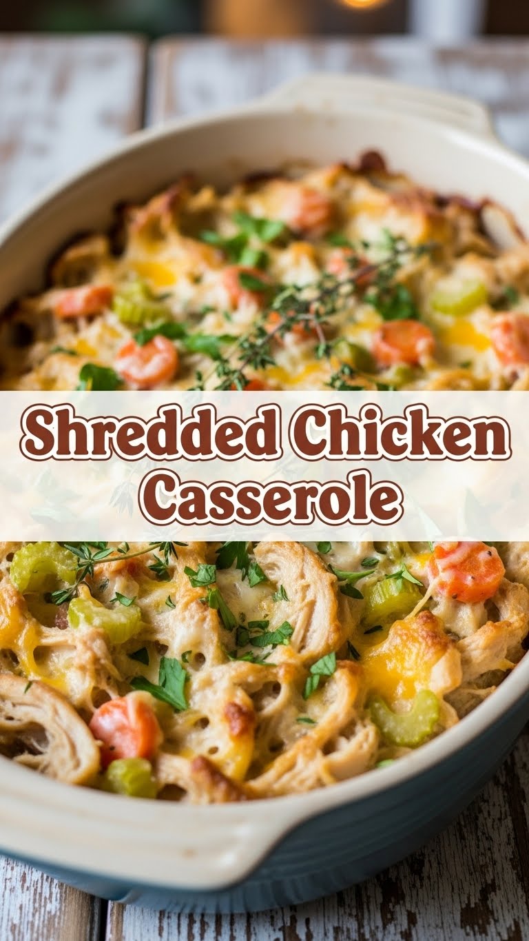 Shredded Chicken Casserole