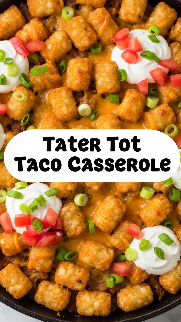 Tater Tot Taco Casserole