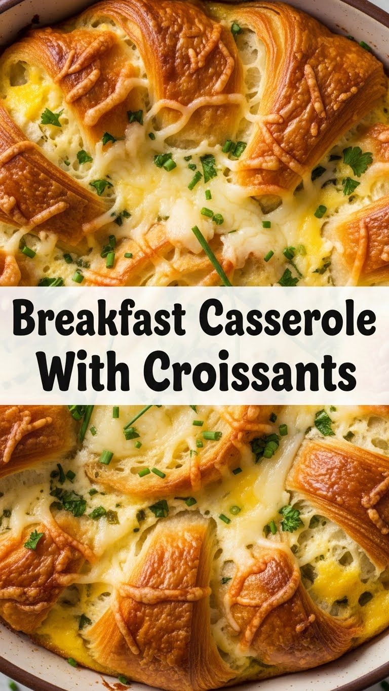 Breakfast Casserole With Croissants