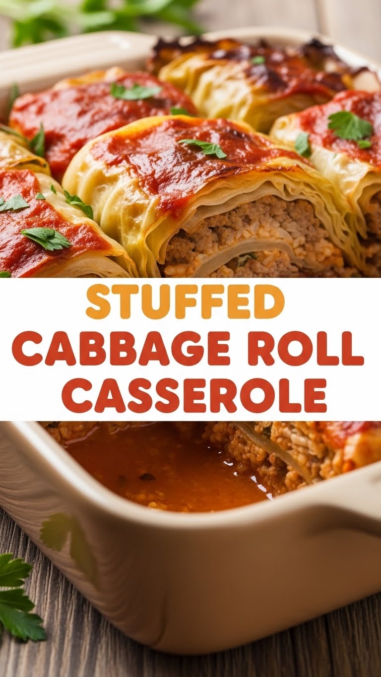 Stuffed Cabbage Roll Casserole