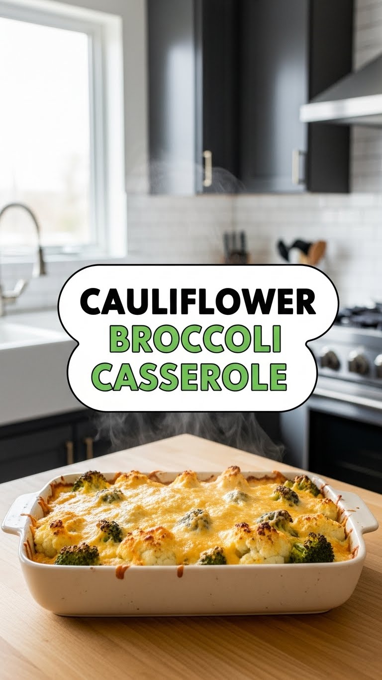 Cauliflower Broccoli Casserole