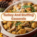Turkey And Stuffing Casserole