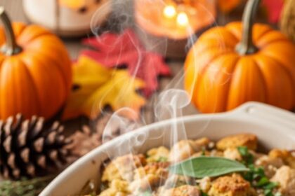 Turkey And Stuffing Casserole