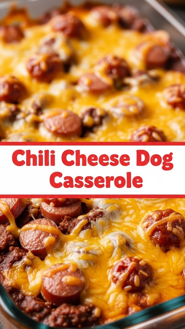 Chili Cheese Dog Casserole