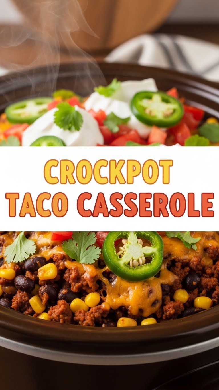 Crockpot Taco Casserole
