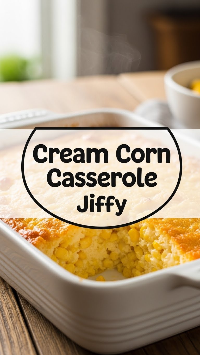 Cream Corn Casserole Jiffy