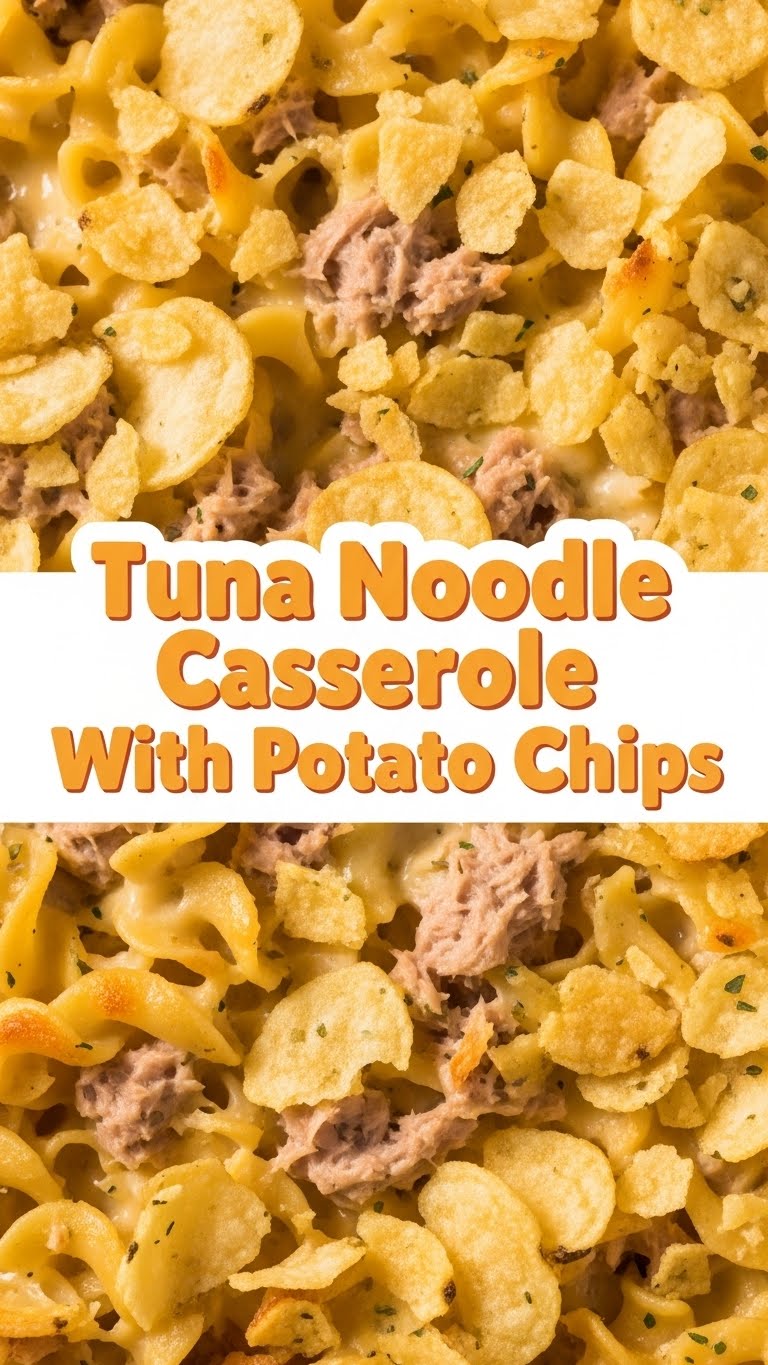 Tuna Noodle Casserole With Potato Chips