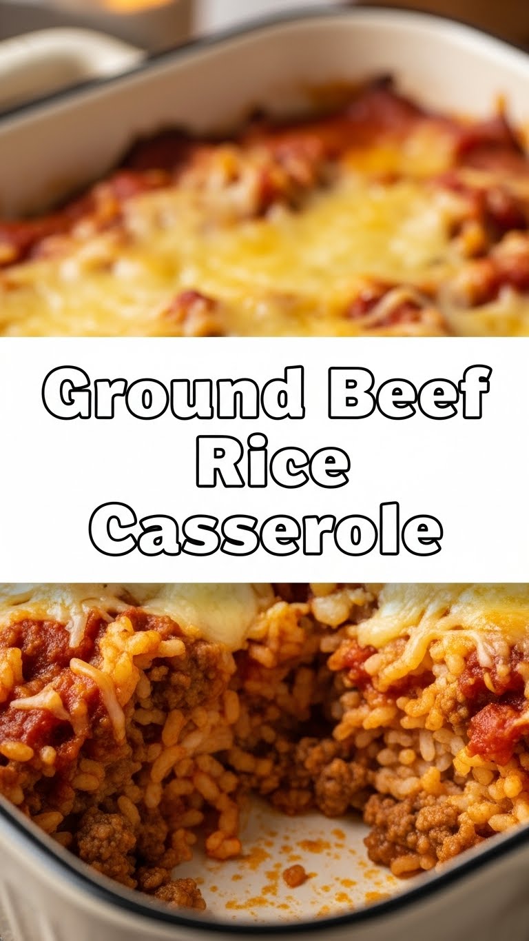 Ground Beef Rice Casserole