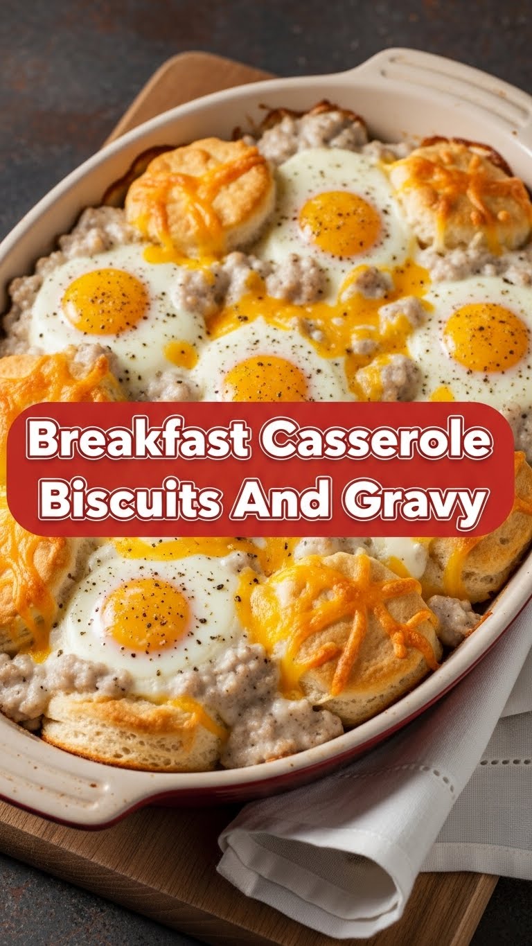 Breakfast Casserole Biscuits And Gravy