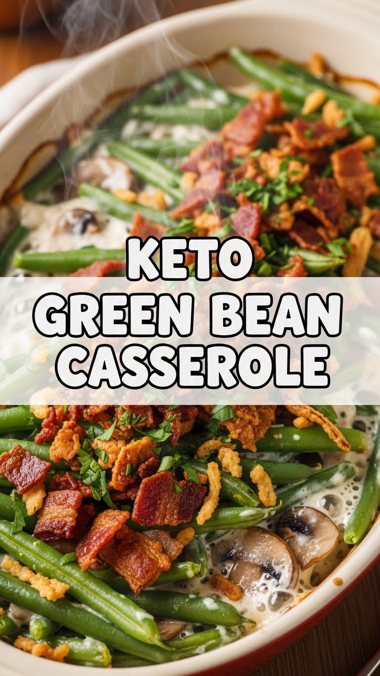 Keto Green Bean Casserole