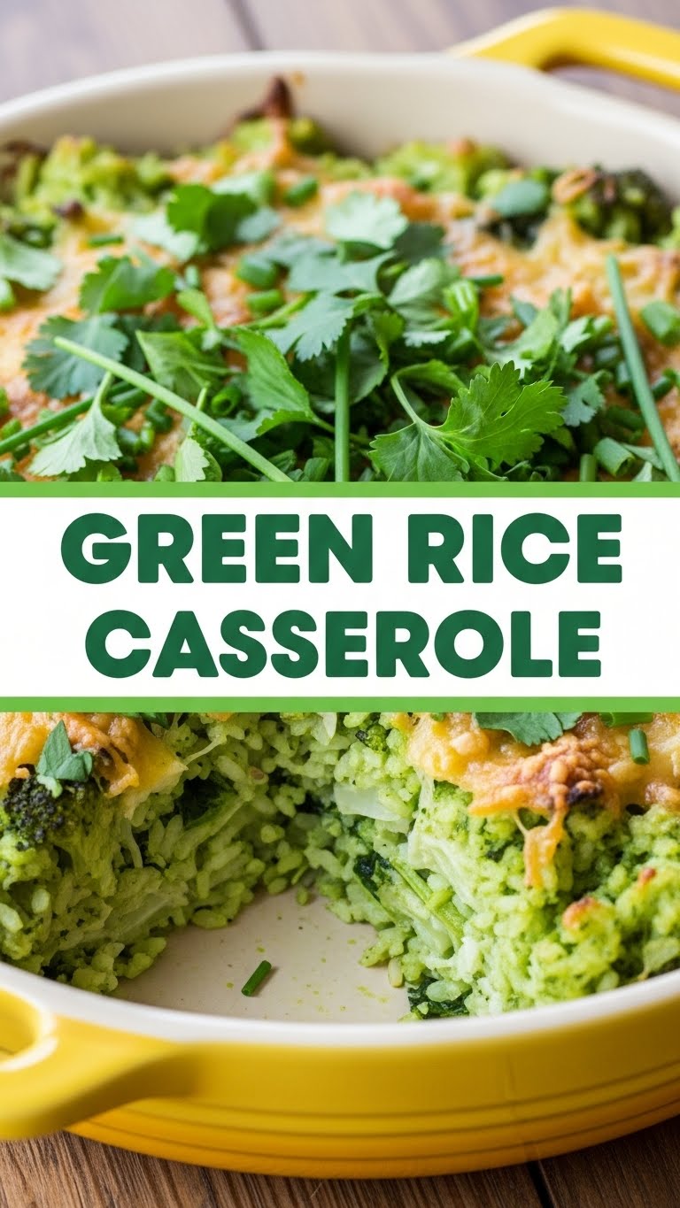 Green Rice Casserole