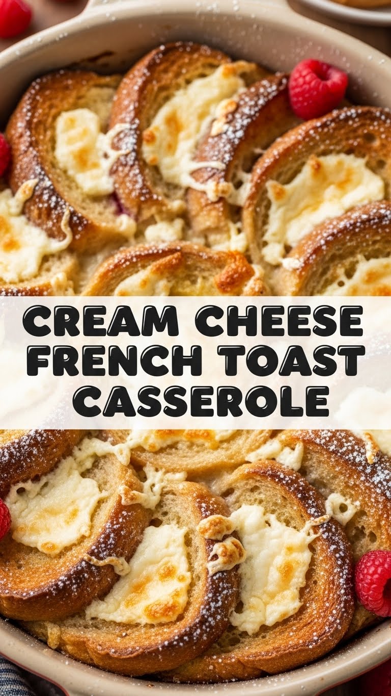 Cream Cheese French Toast Casserole