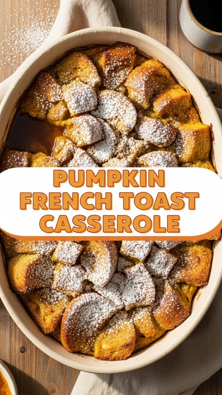 Pumpkin French Toast Casserole